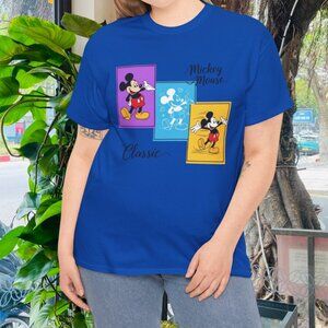 Mickey Mouse Unisex Heavy Cotton Tee, Retro Mickey Shirt